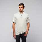 Button-Down Interlock Knit Polo // Chalk (XL)