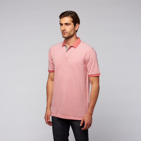 Short-Sleeve Soft Birdseye Pique Knit Polo // Sunwash (S)