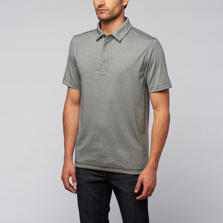 Linksoul // End-On-End Knit Polo // Cypress (S)