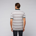 Short-Sleeve Stripe Classic Knit Golf Shirt // Cypress (XL)