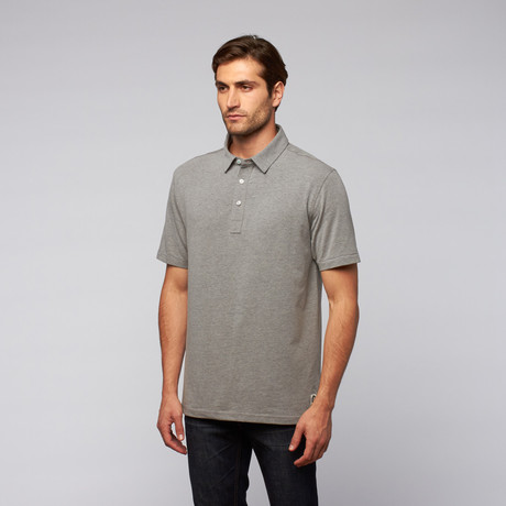 Short-Sleeve DryTech Golf Shirt // Dark Heather Grey (S)