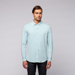 Long-Sleeve Stretch DryTech Shirt // Heather Aqua (M)