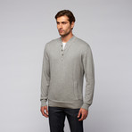 Henley Sweater // Heather Grey (XL)