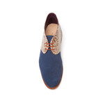 Tooled Leather Chukka // Blue Suede (US: 8)