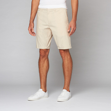 Stretch Chambray Short // Khaki (30)