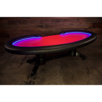 The Lumen HD Poker Table (Black)