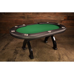 X2 Mini Poker Dining Table (Red // Black)