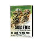 Carreras De Motos (24"W x 36"H x 1.5"D)