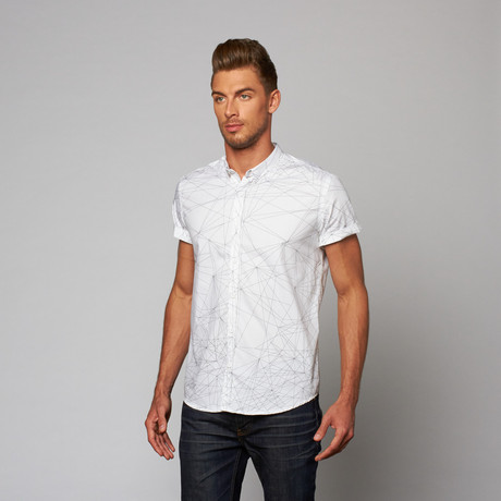 Tax Printed Shirt // White (M)