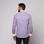 Dress Shirt // Purple Checker (L)