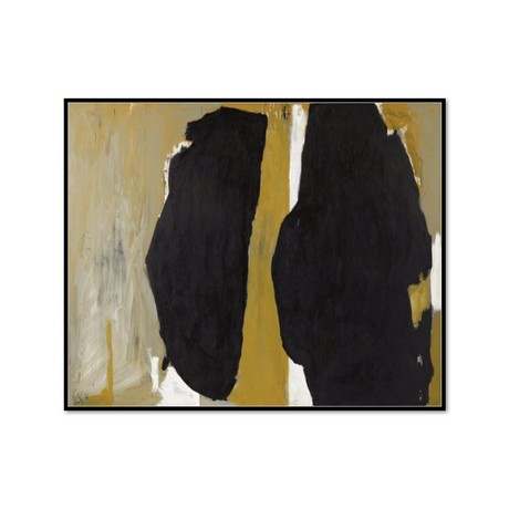 Robert Motherwell // Two Figures, 1960 (14.9"W x 12.25"H)