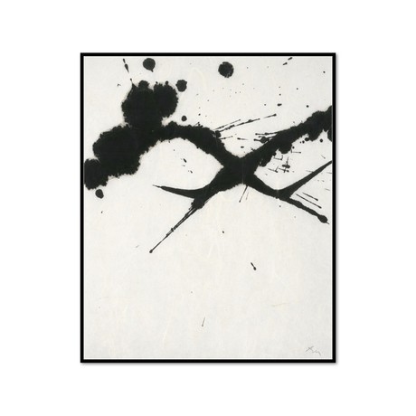 Robert Motherwell // Lyric Suite (Black and White #1), 1965 (12.25"W x 14.9"H)