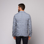 Textured Chino Blazer // Blue (2XL)