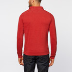 Gramercy Foundry // Pique Polo Knit Shirt // Red (M)