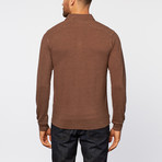 Pique Polo Knit Shirt // Mink (L)