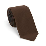 J. Lindeberg Wool Tie // Chocolate