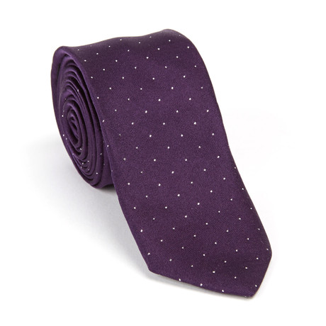 J. Lindeberg Silk Tie // Purple