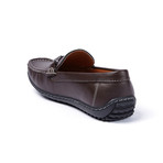 J's Awake Contrast Stitched Driving Shoe // Coffee (US: 7.5)