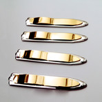 X-Type Gold Plated Collar Stays