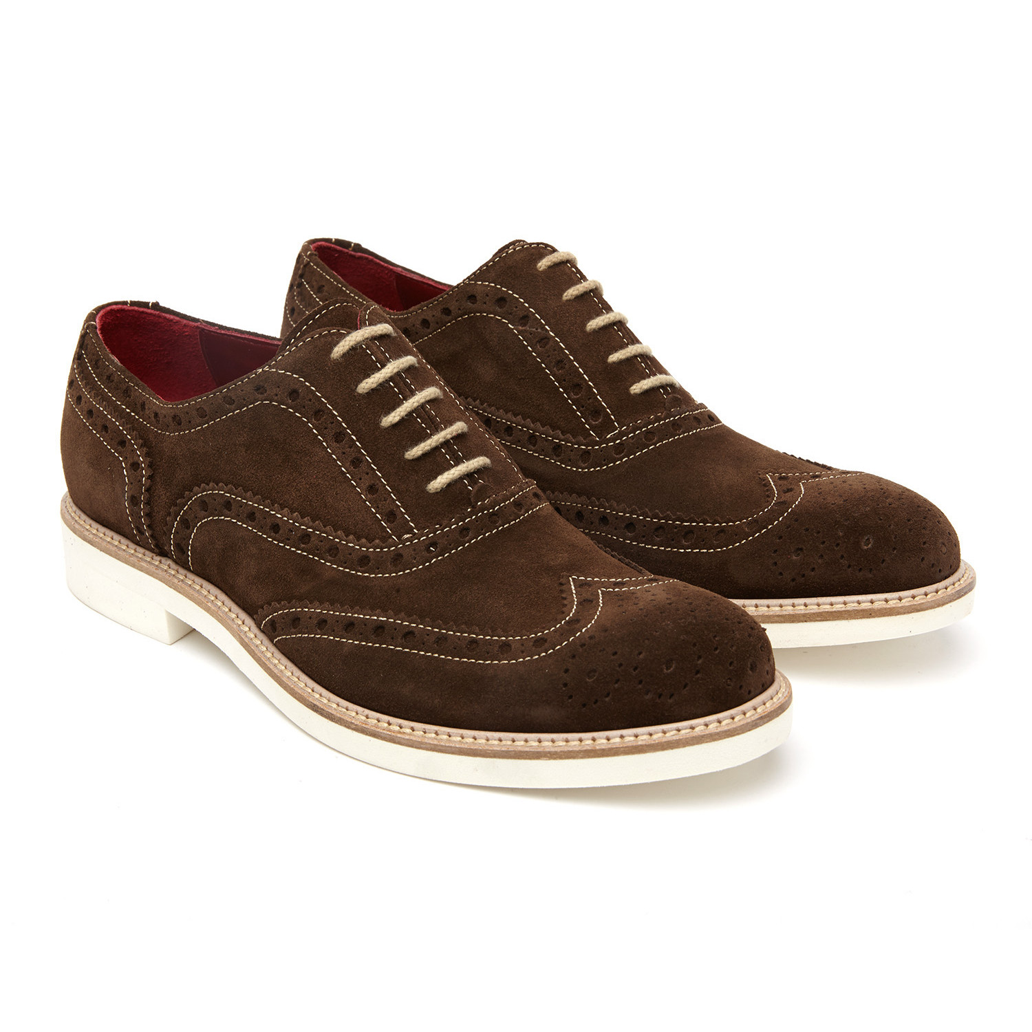 Alexander 1910 // Jardo Suede Brogue // Dark Brown (US: 7) - Casual ...