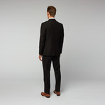 3-Piece Slim Cut Suit // Black (US: 36R)