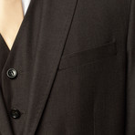 3-Piece Slim Cut Suit // Charcoal (US: 36R)