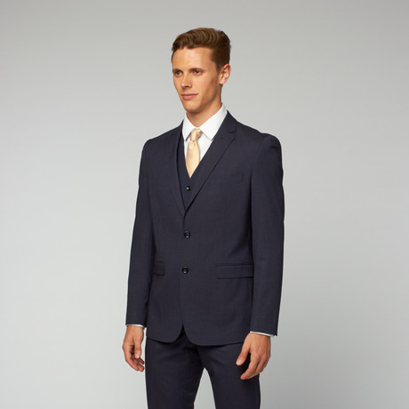 3-Piece Slim Cut Suit // French Blue (US: 40S)