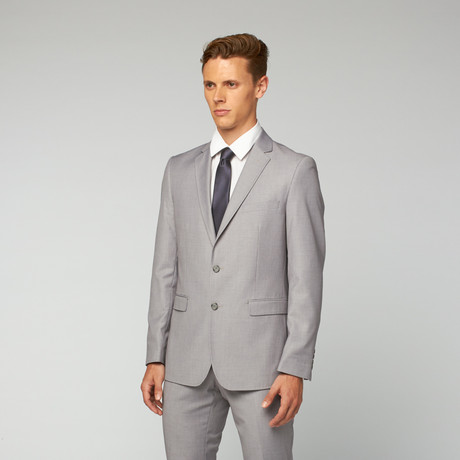 2-Piece Suit // Light Charcoal (38R Modern Fit)