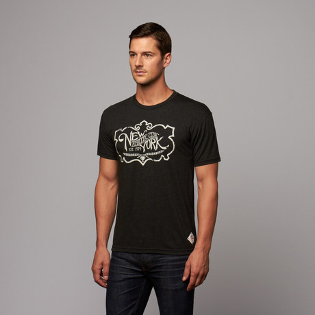 Vintage New York Tee // Black (L)