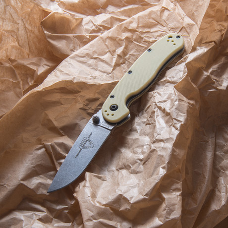 RAT Model II // Tan Stonewash Blade