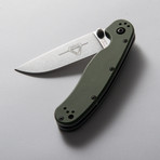 RAT Model II // Green Stonewash Blade