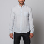 Slate & Stone // Charter Cotton Linen Shirt // Sky (L)