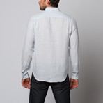 Slate & Stone // Charter Cotton Linen Shirt // Sky (S)