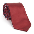 Striped Tie // Maroon + Navy