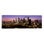 Atlanta Skyline At Dusk (36"H x 12"W x 0.75"D)