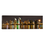 San Diego Panoramic Skyline (36"H x 12"W x 0.75"D)