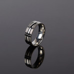 Titanium Ring // Metallic (size 9)