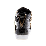 Zephyr High Top // Black Crocodile (US: 10)