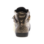 Zinc High-Top Sneaker // Black Giant Python (US: 10.5)