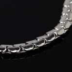 Stainless Steel Chain Necklace // Metallic