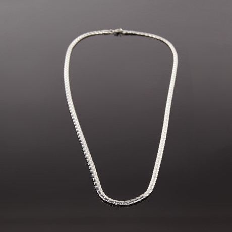 Stainless Steel Chain Necklace // Metallic