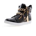 Zephyr High Top // Black Crocodile (US: 9)