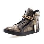 Zinc High-Top Sneaker // Black Giant Python (US: 8)