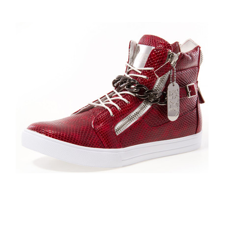 Zinc High Top // Red (US: 8)