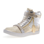 Zion High-Top Sneaker // Gold Silver (US: 11)