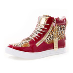 Zombie High Top // Burgundy Patent (US: 12)