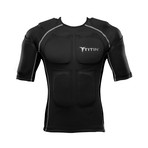 20 Pound Weighted Compression Shirt // Black (Small)