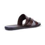 Leather Sandals // Dark Brown (Euro: 39)