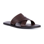 Leather Sandals // Dark Brown (Euro: 39)