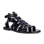 Double Buckle Sandals // Black (Euro: 42)